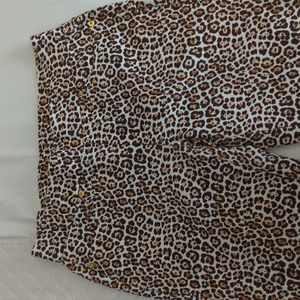 Michael Kors Pull on Ponte pants leopard print, Small